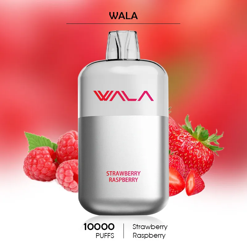 Strawberry Raspberry.webp Wala Vapes - Strawberry Raspberry - 10000 Puffs